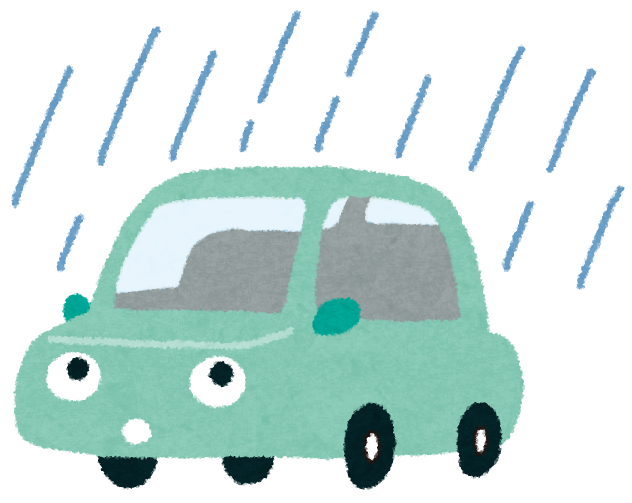 【６月】雨の日の自動車運転　注意しよう【梅雨入り】