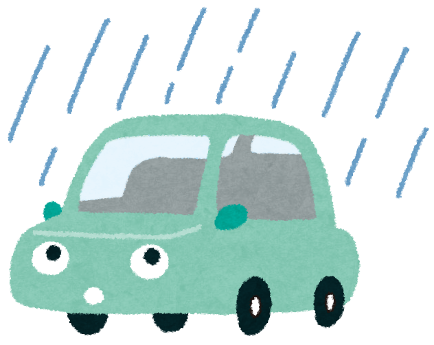 【梅雨の時期】　ガラス曇って前が見えない時は？
