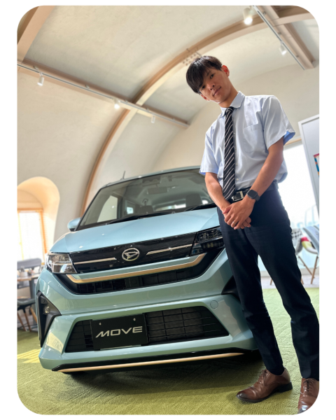 スタッフ紹介プロフィール（自動車販売フロント）